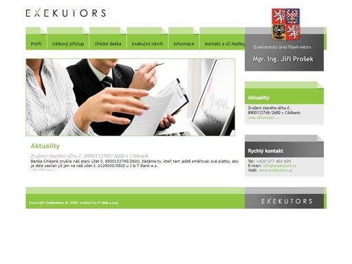 exekutors - exekuce, dražby, aukce 