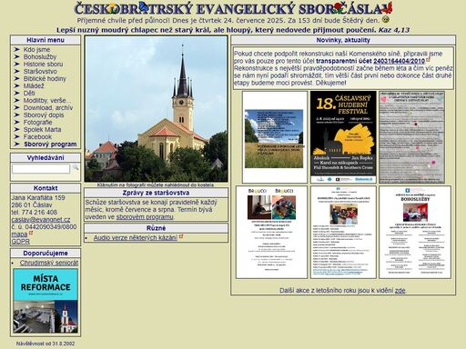 českobratrský evangelický sbor v čáslavi