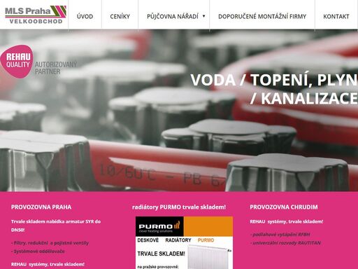 voda - topení - plyn