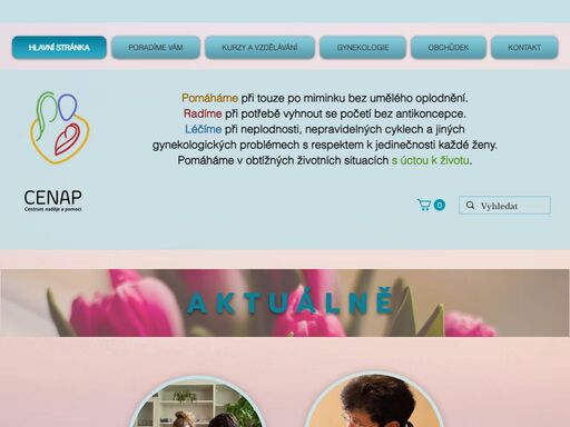 poradenství a léčba: pomáháme, radíme a léčíme v souvislosti s antikoncepcí, těhotenstvím, mateřstvím, rodičovstvím a další reprodukční problematice.