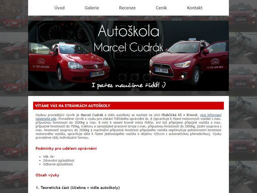 autoskola cudrak, autoskola krnov, autoskoly krnov