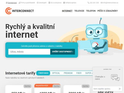 s naším internetem? nespadnete. pořiďte si rychlý a stabilní internet doma, ve firmě nebo třeba na chatě s rychlostí až 2 000 mb/s. jednoduché ověření dostupnosti a objednání online.