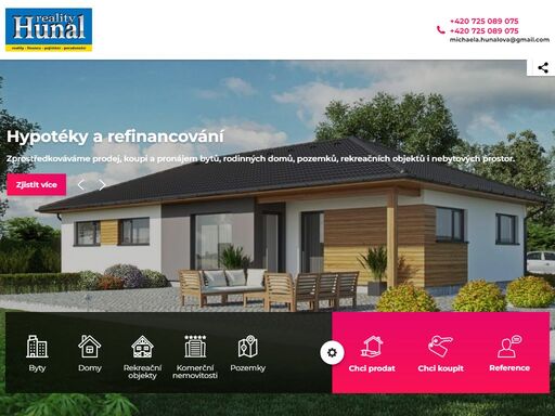 každý den stovky nových nemovitostí, reality. nemovitosti na prodej či pronájem v každém místě. přehledný katalog realit.
