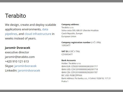 we design, create and deploy scalable applications, data pipelines, and infrastructure in weeks instead of years.