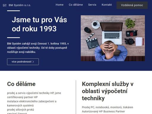 servis a prodej výpočetní techniky, prodej počítačů, servis počítačů a kamerových systémů, tvorba www stránek, tvorba webu