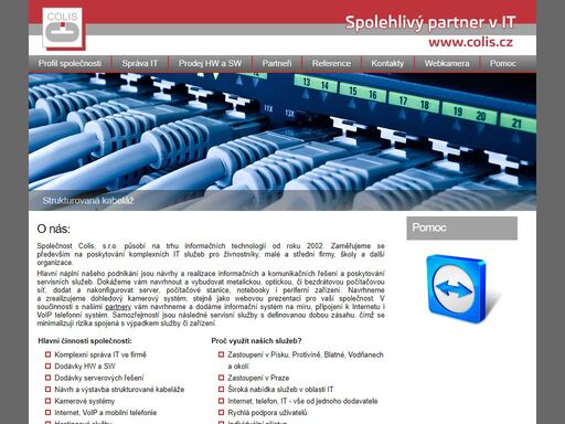 colis, s.r.o. - písek, kompletní správa it, servis počítačů, počítačové sítě, opravy pc