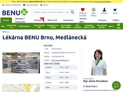 ?přijímáme e-recepty, klasické recepty a poukazy. velký výběr volně prodejného sortimentu: potravní doplňky, dětská výživa, dermokosmetika, veterina.?