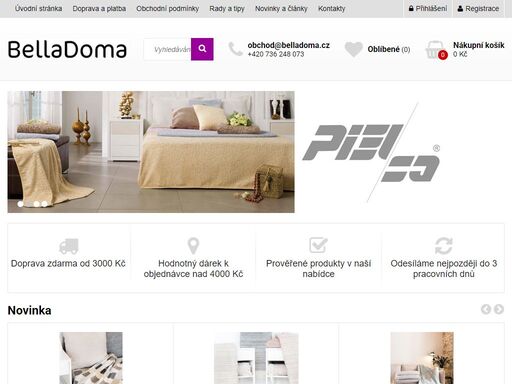 belladoma nabízí luxusní bytový textil. španělské deky piel, koupelnový textil softcotton, župany, dámská pyžama luisa moretti, pánská pyžama guasch a další bytové doplňky.               