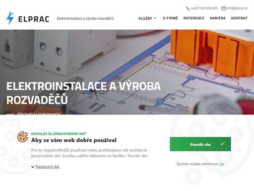 nabízím odbornou elektroinstalaci a výrobu rozvaděčů. ?? firma elprac provádí komplexní služby v oblasti elektroinstalací, výroby rozvaděčů ??, projektování elektrických instalací a revizí.