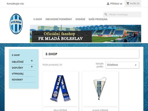 fanshop, fk mladá boleslav
