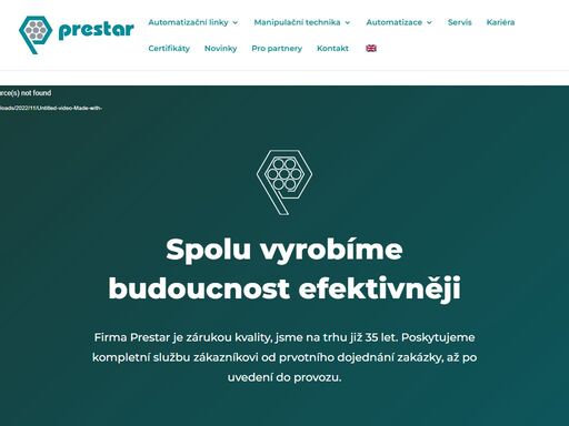 prestar; home; web; automatizace; robotizace; trubky; tyče; automatizační linky; efektivita; ušetření; peníze