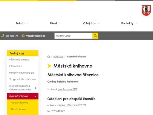 oficiální stránky města březnice
