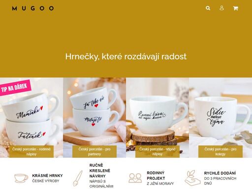dárek, který potěší. připravili jsme si pro vás kolekci hrnků, které ve vás navodí pocity pohody a radosti a stanou se součástí vašeho života. do našeho hrnku si připravíte svůj ranní životabudič, využijete ho při odpolední kávové siestě nebo při večerním čajovém dýchánku. hrnky jsou vhodnými dárky pro jakoukoliv…