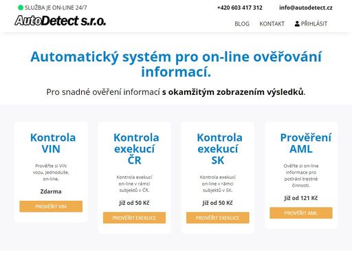 specialista na prověřování vozidel, určování jejich původů a získávání informací o vozidle