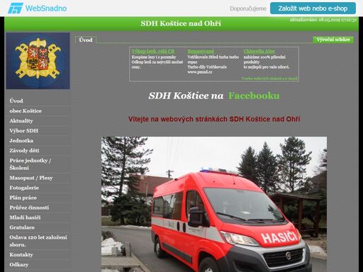hasiči, sdh koštice,