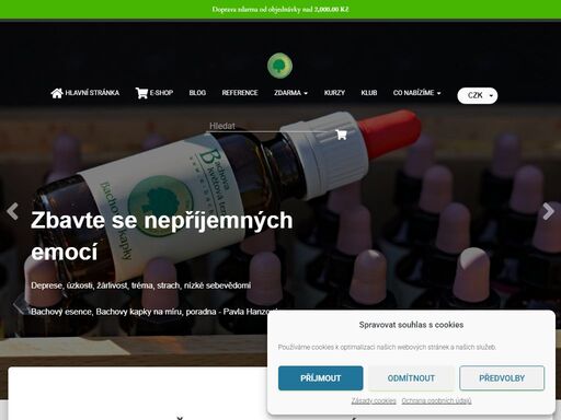 proč užívat bachovy esence a co je to bachova květová terapie. internetových obchod, bachovy kapky na míru.