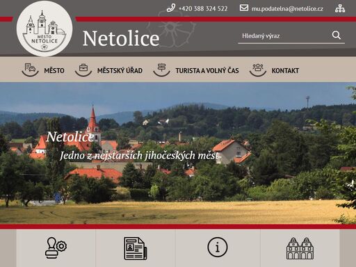 oficiální stránky města netolice
