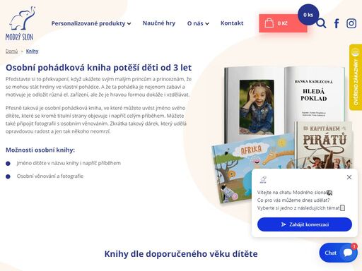 osobní knížky, ve kterých hrají ústřední roli vaše děti. vyberte si příběh a vložte jméno hlavního hrdiny.