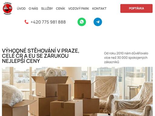 hledáte levné stěhování v praze? jsme profesionální stěhovací firma, která se postará o stěhování od a do z. od balení a demontáže až po převoz