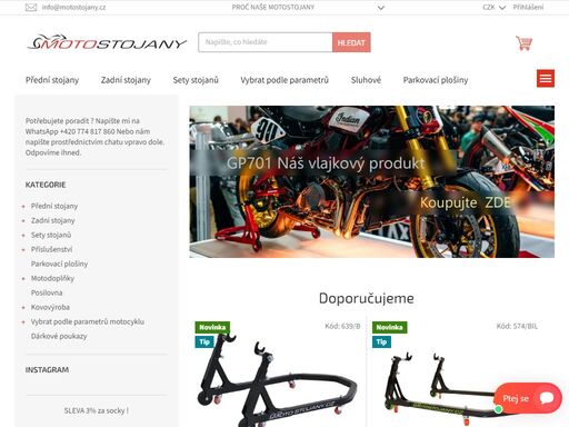 stojan na motorku pro snadné parkování a servis. stabilní, pojízdný a odolný. kvalitní zpracování pro maximální bezpečnost motocyklu.homepage. obchod pro ty, kdo se nespokojí s kompromisy








nejlepší moto stojany na trhu
*jsme výrobci, všechny stojany vyrábíme*




 
