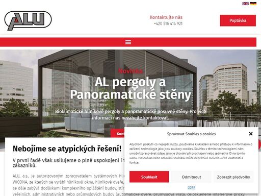 hliníkové profily renomovaných značek. alu, a.s. je autorizovaným zpracovatelem systémových hliníkových profilů renomovaných značek např. schüco, aluprof, ze kterých se vyrábí hliníková okna