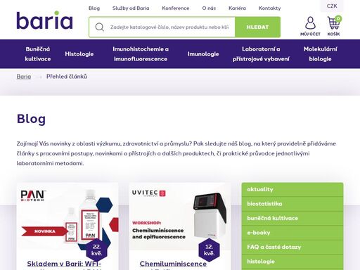 baria - váš partner pro vědu, výzkum a průmysl