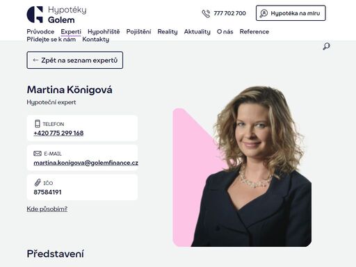 potřebujete pomoc s financováním nového bydlení? kontaktujte hypotečního experta martina königová, tel. +420 775 299 168, který vám pomůže nejen s hypotékou.