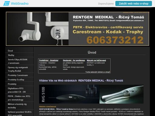 prodej a servis rtg  zdravotnické techniky