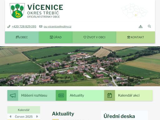 obec vícenice