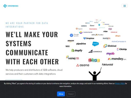 hanaboso integrations - we make systems communicate with each other. we help with process automation and digitalization. we deliver complete customer integration solutions for saas in b2b.
