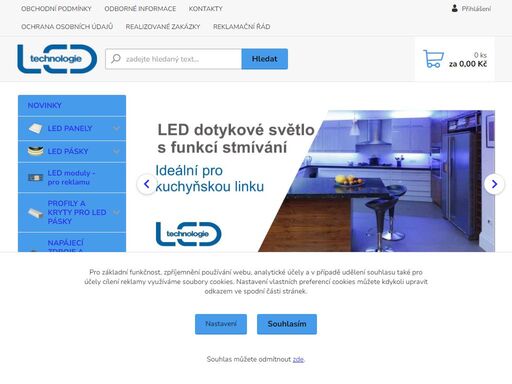 prodej a výroba led osvětlení - led osvětlení, led reklama, reklamní poutače, zakázková výroba, instalace a servis led osvětlení domácností, kanceláří, obchodů, továrních hal. prodej led komponentů a doplňků, elektroinstalace...
