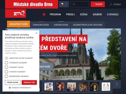 městské divadlo brno představuje v rámci současného divadelního dění v české republice jednu z nejprogresivnějších uměleckých institucí s programovým zaměřením na činoherní a muzikálovou divadelní produkci.