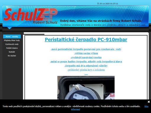 český výrobce vzorkovačů vody a fekálních stanic.