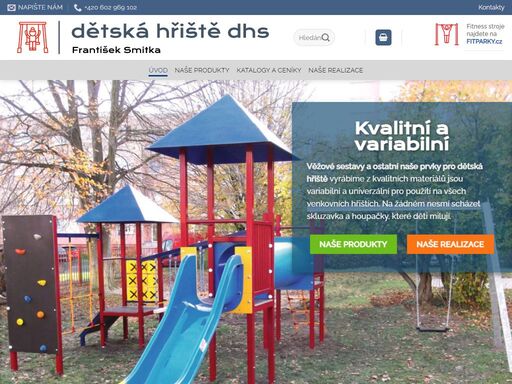 výrobce dětských hřišť. posilovací a fitness program. nově parkourové a workoutové prvky.