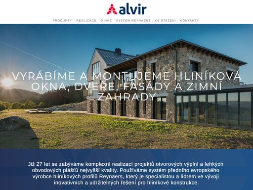 naše firma se již 22 let zabývá výrobou a montáží hliníkových oken, dveří, 
fasád a zimních zahrad.