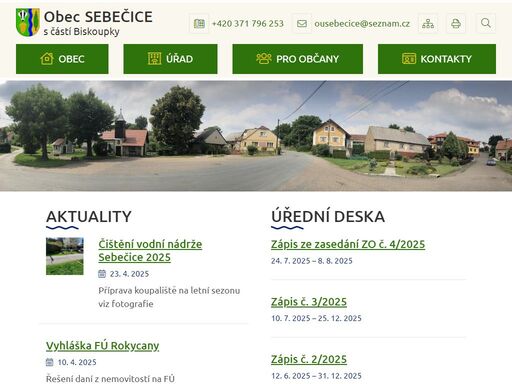 obec sebečice