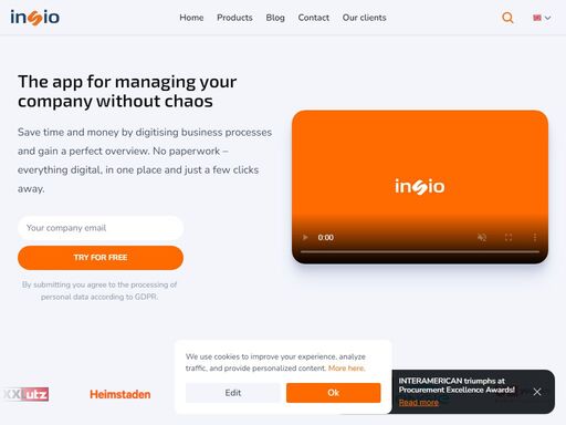 software for efficient company management. from simple documentation to comprehensive process management in the company. all work matters on your computer and mobile device.