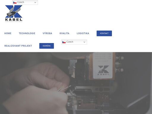 v oboru kabelové konfekce jsme aktivní
již více jak 20 let
máme zkušenosti ze všech dílčích částí výrobního procesu kabelové konfekce a v posledních letech konstrukce a výroby strojů a nástrojů. disponujeme veškerým technickým vybavením pro kompletní realizaci zakázkové