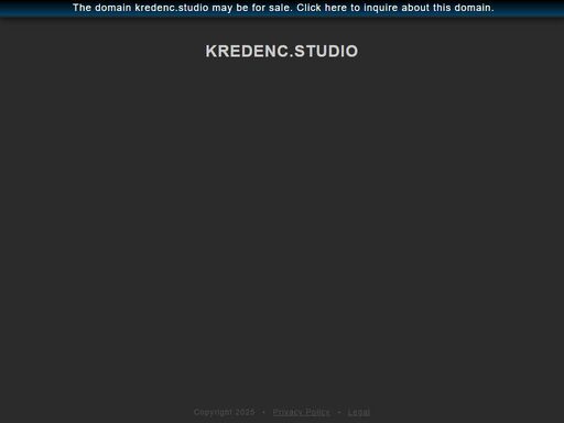 the domain name kredenc.studio is for sale. make an offer or buy it now at a set price.