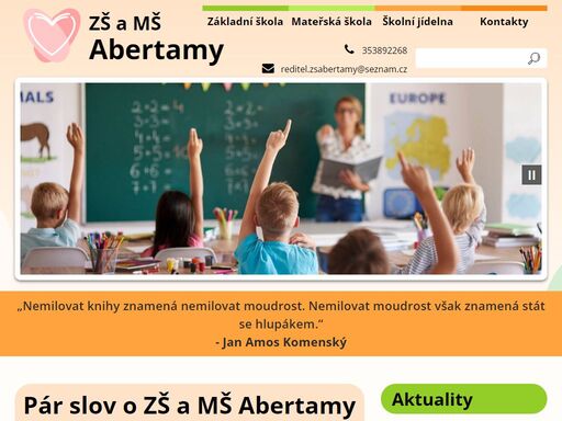 základní škola a mateřská škola abertamy