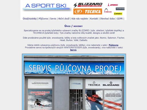 ski, lyží, lyže, lyžařské, lyžařského, lyžáky, lyžař, testovací, sníh, boty, půjčovna, prodej, servis, broušení, broušení hran, carvingové, carving, skluznice, skluznic, voskování, seřizování, seřízení, vázání, sport, sportovní, centrum, potřeby, vybavení, wintersteiger, snowboard, ostrava, výprodej lyží, atomic, prodej lyží, asportski, akce, akční zboží, lyže v akci, prodej lyží ostrava půjčování a prodej lyží, dětských lyží, lyžařských bot, odborný servis lyží a snowboardů. ostrava