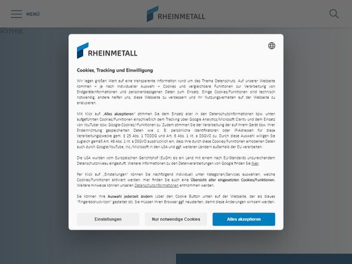 rheinmetall ist ein führendes internationales systemhaus der verteidigungsindustrie und zugleich treiber zukunftsweisender innovationen auf den zivilen märkten.