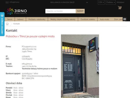 kontakt, jirno