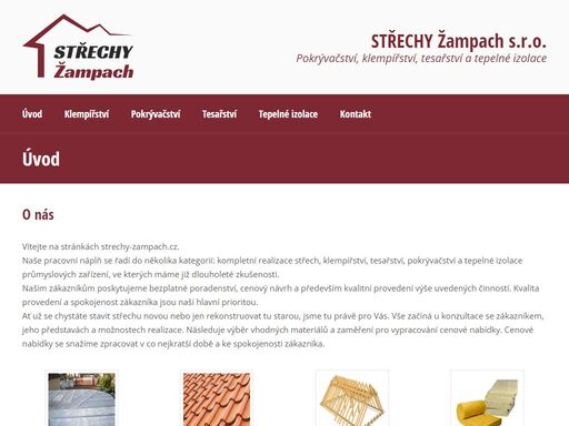 kompletní realizace střech, klempířství, tesařství, pokrývačství a tepelné izolace průmyslových zařízení, ve kterých máme již dlouholeté zkušenosti.