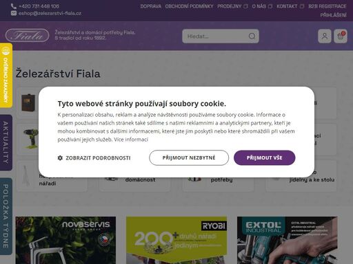 železářství fiala – železářství a domácí potřeby