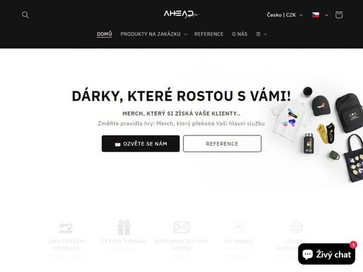 posilte loajalitu klientů a viditelnost značky pomocí firemních dárků na míru nebo reklamních předmětů. rychlá výroba v čr, od designu až po dodání a prémiová péče o zákazníky. merch, který je vidět a vydělává.