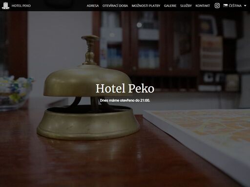hotel | „hotel peko“ | praha 10 - romantický víkend se svou lepší polovičkou si vychutnáte v našem pohodově zařízeném a plně vybaveném hotelu. náš hotel „hotel peko“ se svojí výhodnou polohou je ideálním místem pro spontánní výlet ve víru města. přijeďte navštívit krásy okolí k nám, těšíme se na vás! autentický hotel s pokojovým servisem : rádi vám doporučíme čerstvou kávu. naše rozmanitá pečiva a výborné koláče vás budou rozmazlovat. v našem podniku si vychutnáte chutnou snídani! zastavte se i se svými přáteli a využijte naší rozsáhlé bufetové nabídky, ze které si každý vybere, co hrdlo ráčí. přijďte si užít pohodový večer na naší stylové zahrádce. u nás můžete díky internetu zdarma bez problémů surfovat klidně celý den. vydechněte, odpočívejte a pokud si budete přát, neváhejte kdykoliv využít našeho pokojového servisu. můžete využít i parkoviště : své auto můžete zaparkovat na bezplatných parkovacích místech hotelu. prožijte příjemné a odpočinkové dny u nás a zajistěte si svůj pobyt u nás hned. rádi přijmeme vaši rezervaci. akceptujeme bezkontaktní platbu, kartu mastercard a kartu visa. navíc u nás můžete vždy platit i v hotovosti. navštívit nás můžete denně od 08.00 do 21.00 hodin.