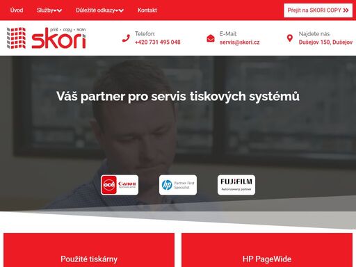 prodej, pronájem a autorizovaný servis tiskových systémů xerox, hp a océ. komplexní outsourcing tiskových služeb na míru se snížením nákladů na tisk.