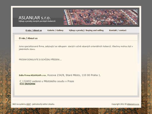 perský koberec, turecký, čínský koberec, orientální koberec, orientální obraz, společnost aslanlar s.r.o. - výkup starých perských koberců, starých orientálních koberců a obrazů