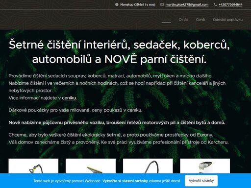 vdechneme nový život nejen vaší sedačce. postaráme se o mytí oken či úklid a vyčištění vašeho vozu.